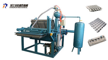 Blue Color Small Egg Tray Production Line , Paper Pulp Moulding Machine