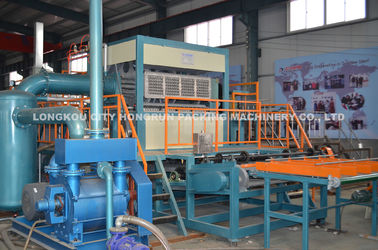 High Speed 4000 PCS / H Egg Carton Machine / Egg Crate Making Machine