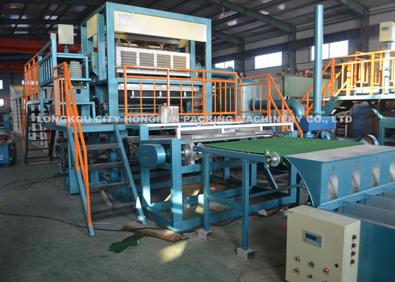 Paper Pulp Egg Tray Making Machine , Paper Pulp Machine Producing Egg Box